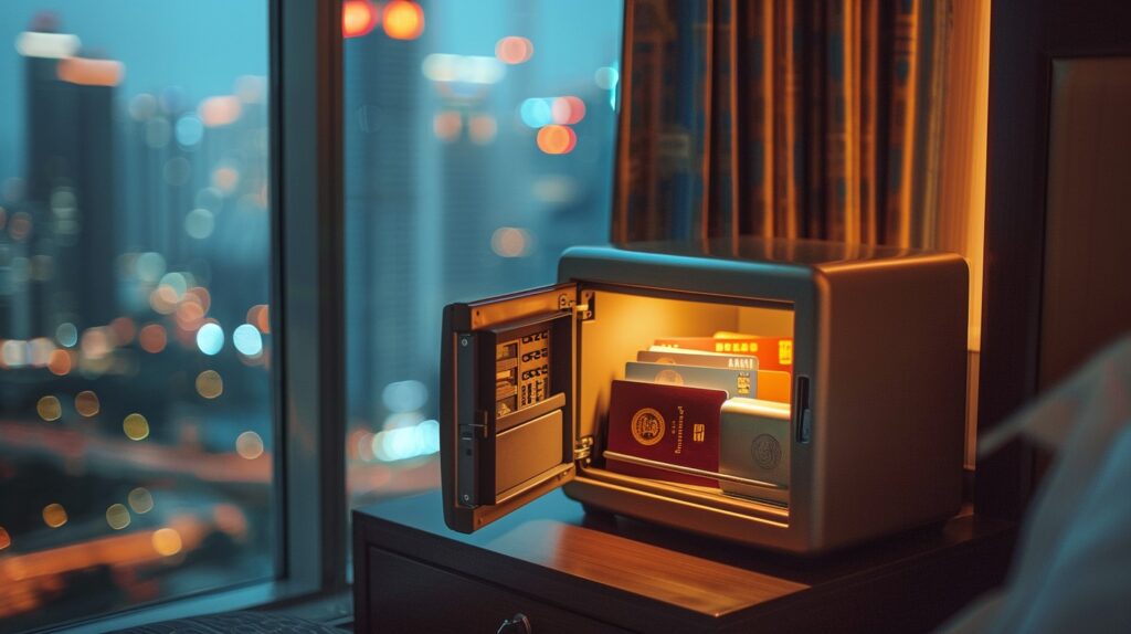 Hotel room safes